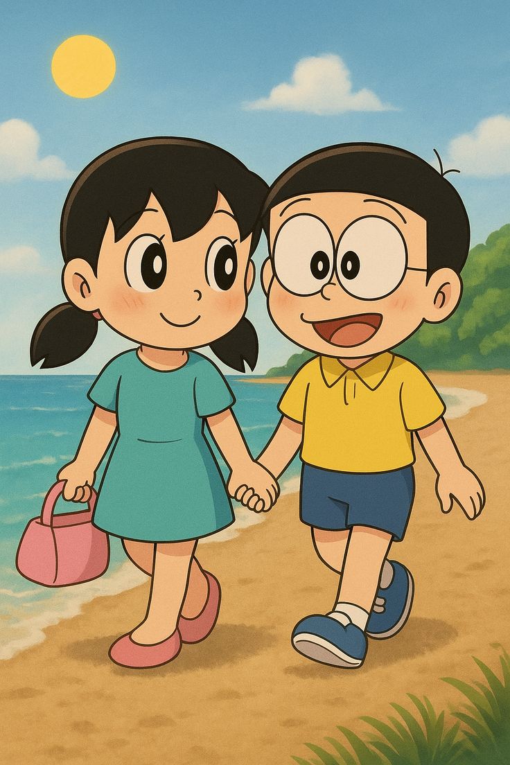 Nobita Shizuka cartoon